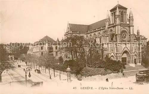 AK / Ansichtskarte Geneve_GE Eglise Notre Dame Geneve_GE