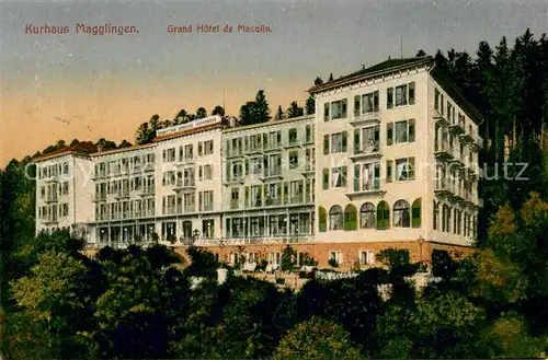 AK / Ansichtskarte Magglingen Kurhaus Grand Hotel de Macolin Magglingen