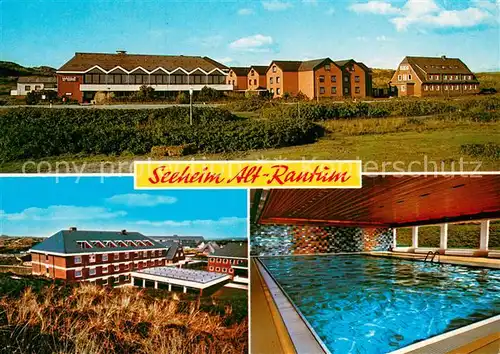 AK / Ansichtskarte Alt_Rantum Bundebahn Sozialwerk Seeheim Alt_Rantum