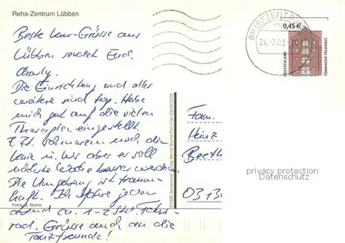 AK / Ansichtskarte Luebben_Spreewald Reha Zentrum Teilansichten Luebben Spreewald