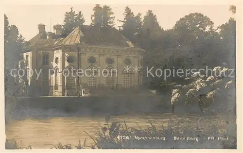 AK / Ansichtskarte Nymphenburg_Muenchen Schloss Badenburg 