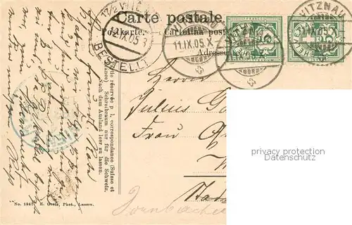 AK / Ansichtskarte Vitznau_Witznau_Vierwaldstaettersee_LU Vue aerienne 