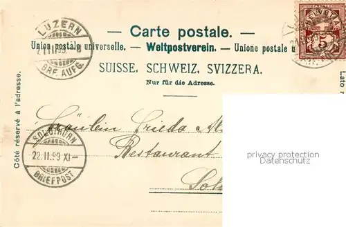 AK / Ansichtskarte Luzern__LU Stadtansicht 