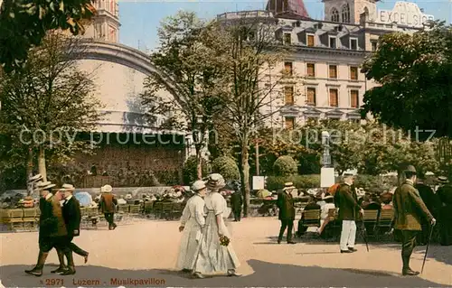 AK / Ansichtskarte Luzern__LU Musikpavillon 