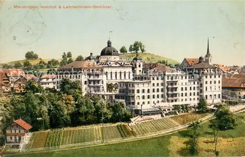 AK / Ansichtskarte Menzingen__ZG Institut und Lehrerinnen Seminar 
