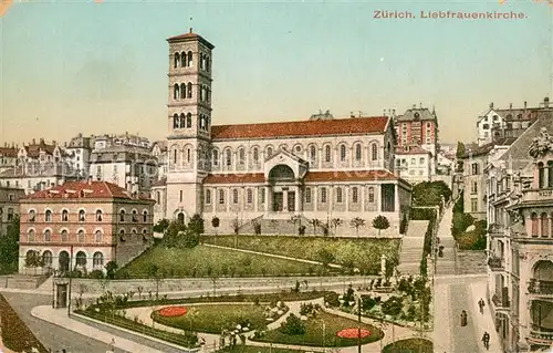 AK / Ansichtskarte Zuerich_ZH Liebfrauenkirche Zuerich_ZH