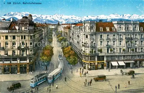 AK / Ansichtskarte Zuerich_ZH Bahnhofstrasse Zuerich_ZH