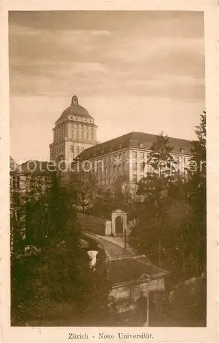 AK / Ansichtskarte Zuerich_ZH Neue Universitaet Zuerich_ZH