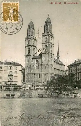 AK / Ansichtskarte Zuerich_ZH Grossmuenster Zuerich_ZH