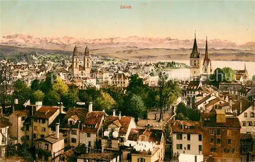 AK / Ansichtskarte Zuerich_ZH Panorama Zuerich_ZH