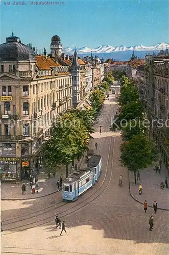 AK / Ansichtskarte Zuerich_ZH Bahnhofstrasse Zuerich_ZH