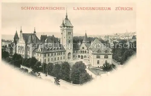 AK / Ansichtskarte Zuerich_ZH Schweizerisches Landesmuseum Zuerich_ZH