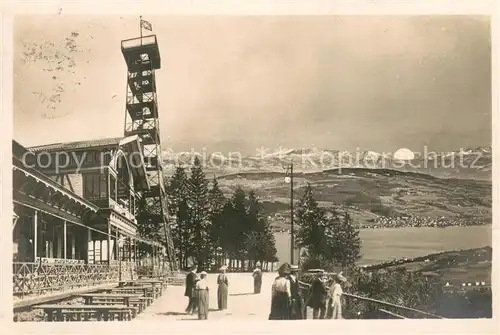 AK / Ansichtskarte Uetliberg_ZH Restaurant Uto Kulm Aussichtsturm Panorama Uetliberg ZH