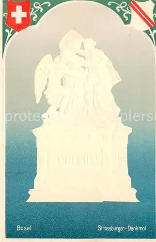 AK / Ansichtskarte Basel_BS Strassburger Denkmal Basel_BS