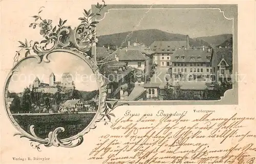 AK / Ansichtskarte Burgdorf_BE Schloss Vordergasse 
