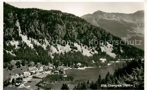 AK / Ansichtskarte Champex_sur_Dorenaz_VS Vue panoramique aerienne 