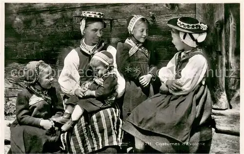 AK / Ansichtskarte Evolene_VS Custumes d Evolene 