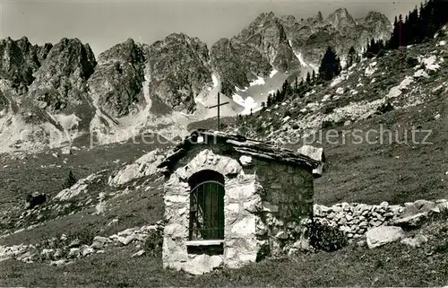 AK / Ansichtskarte Les_Marecottes_VS Oratoire et la Chaine du Luisin 