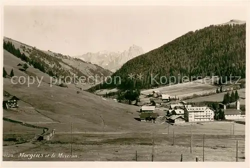 AK / Ansichtskarte Morgins et le Vuveran Morgins