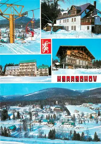 AK / Ansichtskarte Harrachsdorf_Harrachov Schnee Winter Wintersport Harrachsdorf Harrachov