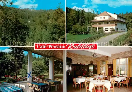 AK / Ansichtskarte Bad_Berneck Cafe Pension Waldlust Teilansichten Bad_Berneck