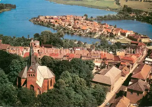 AK / Ansichtskarte Malchow Fliegeraufnahme  Malchow