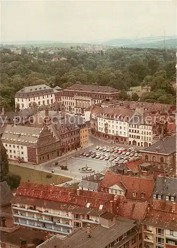 AK / Ansichtskarte Weimar__Thueringen Fliegeraufnahme Markt 