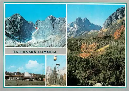 AK / Ansichtskarte Tatransky_Narodny_Park Natur Teilansichten Gondel Berge Tatransky_Narodny_Park