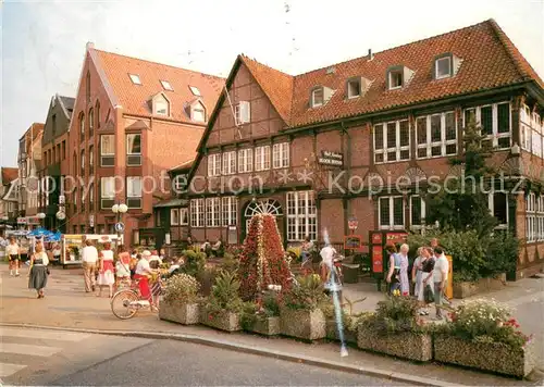 AK / Ansichtskarte Bergedorf__Hamburg Fussgaenger Einkaufsstrasse Sachsentor 