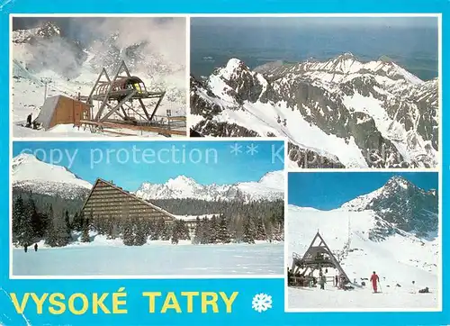 AK / Ansichtskarte Vysoke_Tatry Skalnate pleso   Belanske Tatry z Lomnieckeho stitu Vysoke Tatry