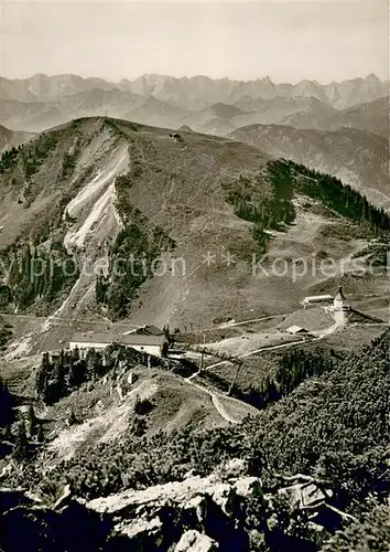 AK / Ansichtskarte Rottach Egern Wallbergbahn Bergstation Hotel Wallbergkapelle Setzberg Rottach Egern