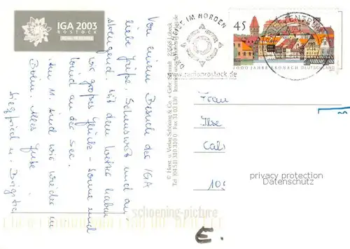 AK / Ansichtskarte Rostock Gruene Weltausstellung  