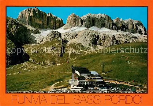 AK / Ansichtskarte Passo_Pordoi_IT Gondelstation 