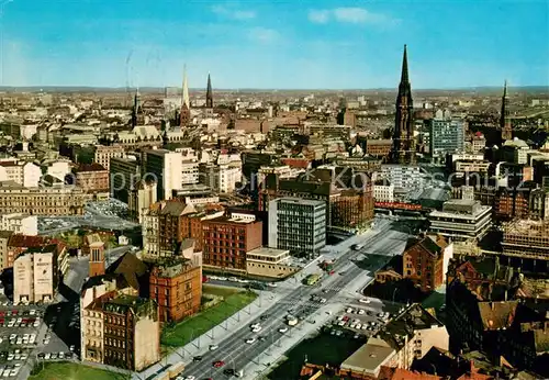 AK / Ansichtskarte Hamburg Blick v. St.Michaeliskirche  Hamburg