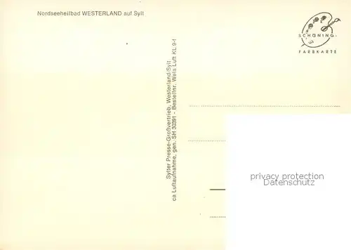 AK / Ansichtskarte Westerland_Sylt Fliegeraufnahme Strand Westerland_Sylt