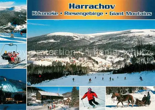 AK / Ansichtskarte Harrachov_Harrachsdorf_CZ Riesengebierge Winter Wintersport 