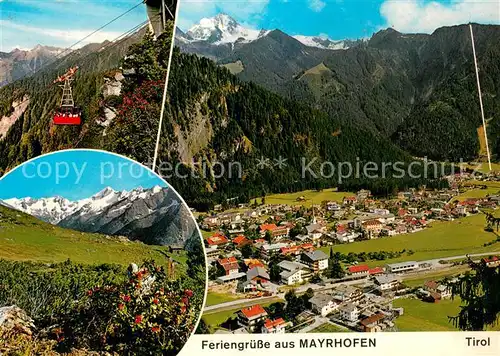 AK / Ansichtskarte Mayrhofen_Zillertal Ahornbahn Stillupp Ahornspitze Mayrhofen_Zillertal