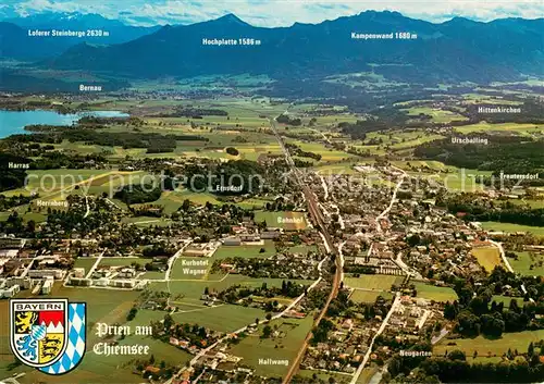 AK / Ansichtskarte Prien_Chiemsee Luft  und Kneippkurort Bayerische Alpen Loferer Steinberge Prien Chiemsee