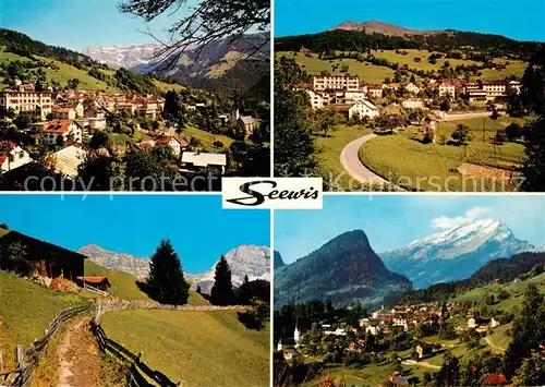 AK / Ansichtskarte Seewis_GR Panorama Teilansichten 