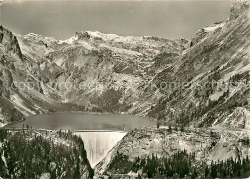 AK / Ansichtskarte Zeuzier_Tseuzier_Lac_de Barrage du Zeuzier et Col du Rawil 