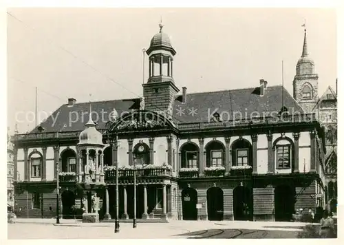 AK / Ansichtskarte Magdeburg Rathaus Westfront Magdeburg