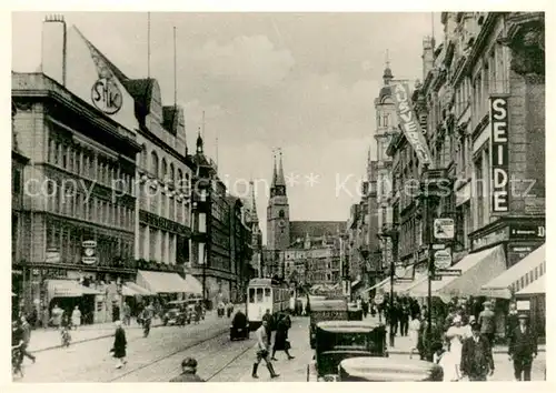 AK / Ansichtskarte Magdeburgerforth Strassenpartie Blick nach Norden Magdeburgerforth