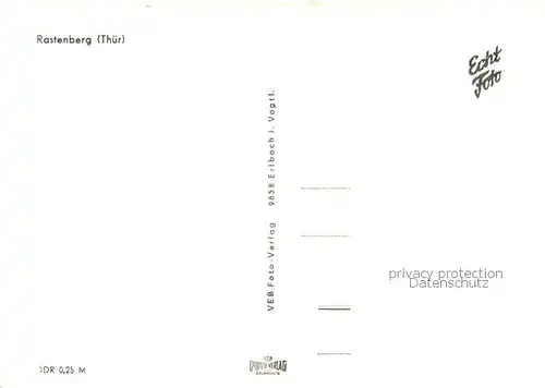 AK / Ansichtskarte Rastenberg Ortsmotiv Rastenberg