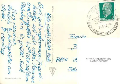 AK / Ansichtskarte Geising_Erzgebirge Panorama Sparkasse Ratskeller Geising Erzgebirge