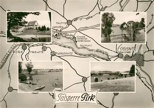 AK / Ansichtskarte Pirk_Weischlitz Talsperre Pirk Teilansichten Pirk Weischlitz