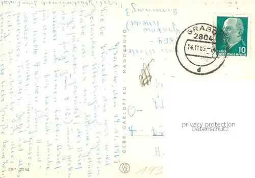 AK / Ansichtskarte Grabow_Mecklenburg Ortsansichten Grabow_Mecklenburg