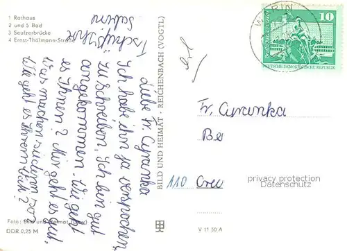 AK / Ansichtskarte Warin Rathaus Bad Seufzerbruecke Ernst Thaelmann Strasse Warin