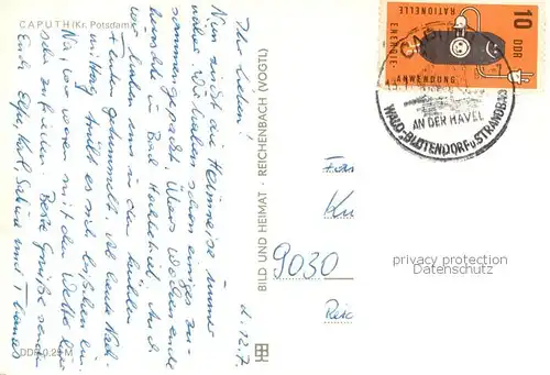 AK / Ansichtskarte Caputh Schwanenteich Hotel Strandpartien Caputh