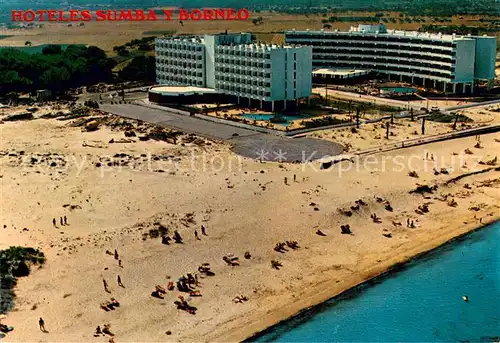 AK / Ansichtskarte Cala_Millor_Mallorca Hoteles Sumba y Borneo Fliegeraufnahme Cala_Millor_Mallorca