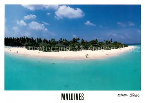 AK / Ansichtskarte Maldives_Malediven Fliegeraufnahme 